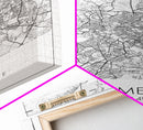 Rome Street Map, Italy Map, Europe City Map Art, Minimalist Art, Wall Art, Canvas Print, Girl Room Décor, Housewarming Gift, Travel Wall Art