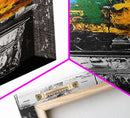 Industrial Paint Bucket Canvas Print, Graffiti Wall Art, Abstract Art, Moody Art, Rustic Decor, Chicano Art, Tall Narrow Art, Modern Home Art