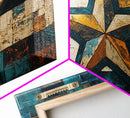Lone Star Art, Framed Canvas Print, Rustic Wall Art, Southwest Wall Art, Geometric Wall Art, Extra Wide Art, Above Couch Art, Farmhouse Decor