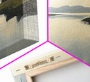 Marsh, Landscape Painting, Minimalist Art, Wabi Sabi Art, Moody Art, Guest Room Art, Above Bed Wall Art, Framed Canvas Print, Extra Wide Art