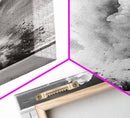 Explosion art, science art, moody art, dark romance painting, wabi sabi art, unique wall art, rustic decor, canvas print, above sofa art