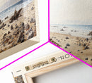 The Skeleton Coast Travel Poster Print, Framed Canvas Print, COUNTRY Travel Art, Wood Framed Art, Wall Hanging, Home Decor