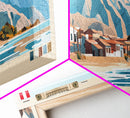 Piura, Peru Panoramic Travel Poster Canvas Print, Piura, Peru Painting, Peru Art, Piura Panoramic Travel Art, Travel Painting