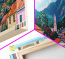 Babahoyo, Ecuador Panoramic Canvas Print, Babahoyo, Ecuador Painting, Ecuador Art, Babahoyo Travel Poster, Travel Art, Vacation Gift