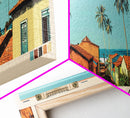 Cabinda, Angola Panoramic Canvas Print, Cabinda, Angola Painting, Angola Art, Cabinda Travel Poster, Travel Art, Vacation Gift