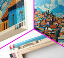 Huaral, Peru Panoramic Canvas Print, Huaral, Peru Painting, Peru Art, Huaral Travel Poster, Travel Art, Housewarming Gift