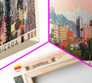 Santa Cruz de la Sierra, Bolivia Panoramic Canvas Print, Santa Cruz de la Sierra, Bolivia Painting, Bolivia Art, Santa Cruz de la Sierra Travel Poster, Travel Art, Housewarming Gift