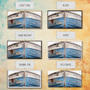 Photo Of An Old Wooden Boat With Peeling Paint, Framed Canvas Print, Nautical Wall Art, Lakehouse Decor