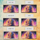 Norse God Freyr, Framed Canvas Print, Vaporwave Style Norse Mythology Art, Retro Vibes