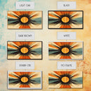 Abstract Midcentury Modern Sunburst, Canvas Print, Art Deco Style wall art, sun with sun rays, sun burst, boho style, ready to hang