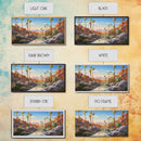 Palm Tree Wall Art, Desert Landscape, Desert Wall Art, Panoramic Art, Wall Art, Canvas Art, Landscape Art, Nature Wall Art,Housewarming Gift