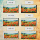 Meadow Wall Art, Poppies Wall Print, Red Flowers, Panoramic Art, Wall Art, Canvas Art, Landscape Art, Going Away Gift, New Home Gift