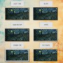 Starry Night Inspired Haunted Graveyard Framed Canvas Print, Halloween Wall Decor, Halloween Props, Halloween Gift Idea