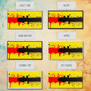 Splatter Graffiti Art - Black, Red & Yellow Painting / Canvas Print - Retro / Midcentury Style Abstract / Impressionist Art - Splatter Art