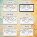 Santa Clarita City Map, California Art, Map Print, Modern Wall Art, Wall Art, Canvas Art, Best Friend Gifts, Family Room Art, Home Décor