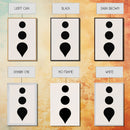 3 Piece Framed Canvas Wall Art Abstract Geometric Shapes, Triptych Wall Decor, Cool Kitchen Art, Above Sofa Art, Unique Art