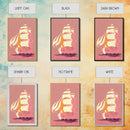 Pastel pirate ship, pink boat, vaporwave pirate ship, framed canvas print, framed wall art