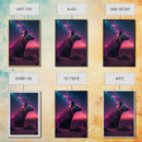 Portrait of a Neon Hyena, Laughing Hyenas, Framed Canvas Print, Unique Wall Art, Kid Room Art, Synthwave Retro Style Decor
