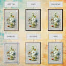 Flower Market Print, Botanical Wall Art, Floral Drawing Posters, Custom Wall Art, Canvas Print, Flower Pattern Wall Art