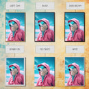 Husky In Pink Hoodie Sunglasses Wall Print, Dog Décor, Dog Print, Dog Portrait, Framed Wall Art, Framed Canvas, Wall Print, Wall Canvas