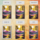 3 Piece Framed Canvas Wall Art Wood Panel Effect Mountain Range Top Print Modern Art, Rustic Living Room Wall Art, Western Decor, Retro Feel