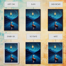Starry Night, Girl Wizard Lights Up The Night Sky, Fantasy Art, Framed Canvas Print, Fantasy Painting Print, Original Art