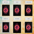 Vaporwave Wrist Watch Wall Decor, Vibrant Watch Wall Art, Minimalist Print, Wall Decor, Canvas Print, Wall Art, Framed Canvas
