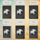 Soccer Ball Wall Art, Sports Wall Decor, Black And White Art, Minimalist Print, Wall Decor, Canvas Art, Wall Art, Framed Canvas Wall Art