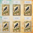 Crow Wall Art, Black Bird Wall Decor, Animal Wall Art, Trees, Nature, Modern Print, Wall Decor, Canvas Print, Wall Art, Framed Canvas