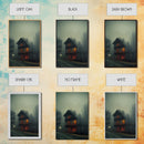 Spooky gloomy wall art, haunted house art, fine art poster print