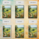Countryside Wall Art, Wildflowers Wall Art, Meadow Wall Print, Canvas Print, Wall Art, Vertical Art, Country Wall Art, Landscape Art