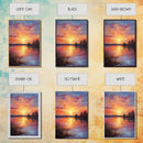 Sunset Wall Art, River Art Print, Landscape Wall Art, Nature Print, Canvas Print, Wall Art, Vertical Art, Going Away Gift, Over Bed Wall Art