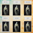 The Ghost With The Flowers, Halloween Canvas Print, Framed Canvas, Unique Wall Art, Goth Art, Dark Academia, Witch Art, Witchcraft