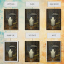 Goofy Ghost In The Rain,  Vintage Halloween Canvas, Framed Canvas Print, Cute Wall Art, Who's Haunting Who?