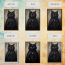 Cute Victorian Cat Portrait, Halloween Decor, Oil Painting Of A Gothic Victorian Cat, Halloween Wall Art, Framed Canvas Print