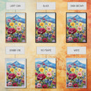 Wildflower Meadow, Wildflower Wall Art, Floral Print, Canvas Print, Set Of 3 Prints, Wall Art, 3 Piece Wall Art, Country Home Decor
