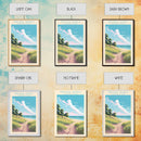 Indiana Dunes National Park Travel Poster Art, Canvas Print Wall Art, Indiana Travel Art, Midcentury Modern Travel Decor, Wall Art
