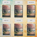 Nature Wall Art, Park Wall Print, Cherry Blossoms, Canvas Print, Wall Hanging, Portrait Art, Bookshelf Decor, Appreciation Gift, Office Art
