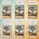 Motorcycle Wall Art, Cactus Wall Art, Desert Wall Art, Canvas Print, Wall Hanging, Portrait Art, Office Wall Decor, Above Bed Art, RV Decor