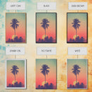 Palm Tree Wall Art, Tropical Wall Art, Minimalist Wall Art, Canvas Print, Wall Hanging, Portrait Art, Tiny House Decor, Dorm Room Art