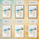 Boston Beach, Jamaica Watercolor Beach Print, Vacation Gift, Jamaica Wall Art, Beach Painting, Beach Decor, Beach Painting