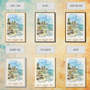 Half Moon Caye, Belize Watercolor Beach Print, Vacation Gift, Belize Wall Art, Beach Painting, Beach Decor, Beach Painting