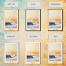 Mui Ne, Vietnam Watercolor Print, Vacation Gift, Vietnam Wall Art, Beach Painting, Beach Decor, Large Wall Art, Wood Frame Art