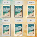 Nusa Dua Beach, Indonesia Watercolor Beach Print, Vacation Gift, Indonesia Wall Art, Beach Painting, Beach Decor, Beach Painting