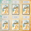 Passikuda, Sri Lanka Watercolor Beach Print, Vacation Gift, Sri Lanka Wall Art, Beach Painting, Beach Decor, Beach Painting