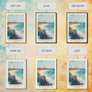 South Beach, Bahamas Watercolor Beach Print, Vacation Gift, Bahamas Wall Art, Beach Painting, Beach Decor, Beach Painting