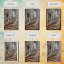 Ghost On Stairs Canvas Print - Halloween Art, Spooky Home Decor, Ghost Wall Art, Haunted House Decor, Halloween Decor, Framed Canvas Print