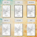 Augusta Street Map, Georgia Map, City Map Art, Dorm Wall Art, Adventure Wall Art, Minimalist Art, Wall Art, Canvas Print, Canvas Wall Art