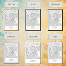 Dublin Street Map, Ireland Map, Europe City Map Art, Minimalist Art, Wall Art, Canvas Print, Pilot Gifts, Travel Wall Art, Above Bed Décor
