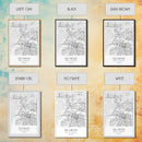 Elk Grove Street Map, California Map, City Map Art, Minimalist Art, Wall Art, Canvas Print, Bedroom Wall Art, Housewarming Gift, Travel Art